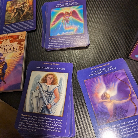 Doreen Virtue Archangel Michael French tarot cards - Picture 4 of 4